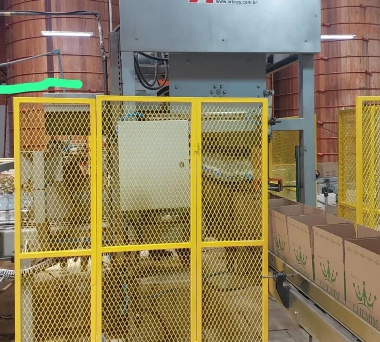 Grades de segurança NR12 para equipamentos industriais